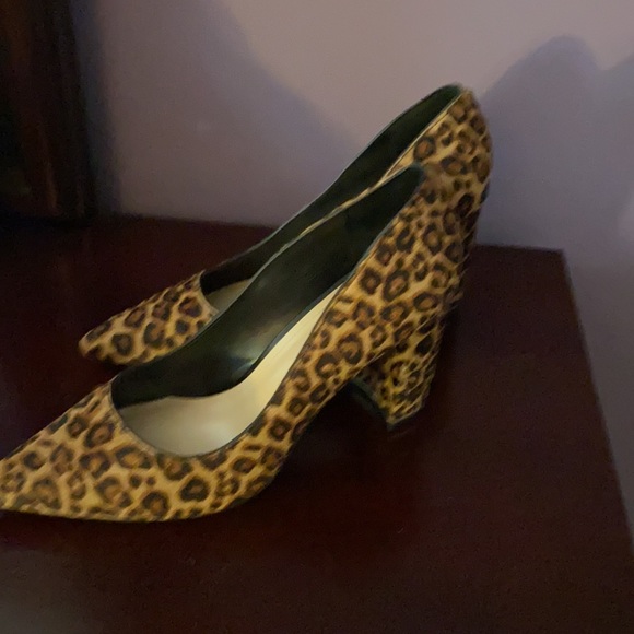 WHBM leopard thick heels! - Picture 3 of 3
